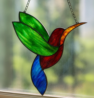 Stained Glass 201: Hummingbird